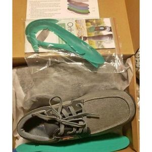 Men's Black Low Top Shoes, Size 10.5D Orthofeet